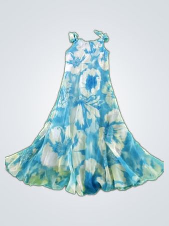 Blue Floral Dress