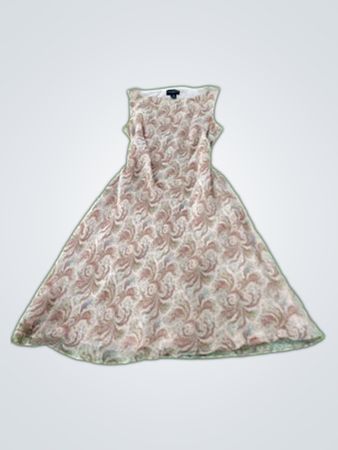 Ann Taylor Petites Sleeveless Paisley Dress