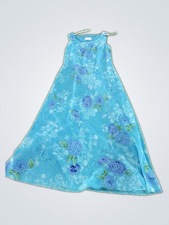 Studio I Floral Blue Dress