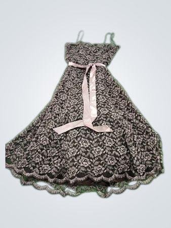 Betsy & Adam Floral Lace Dress