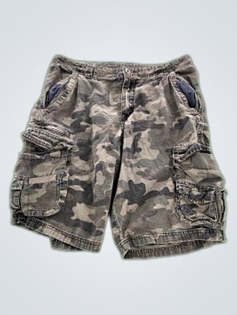 Subculture Camouflage Cargo Shorts