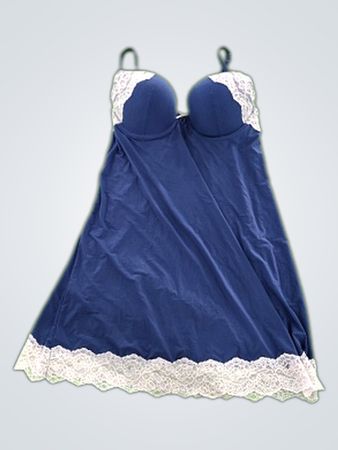Victoria's Secret Blue Lace Chemise