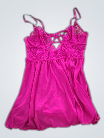 Adoreme Pink Lace Trim Camisole