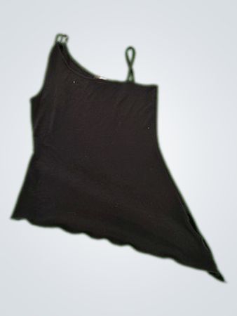 Skins Black Asymmetrical Tank Top