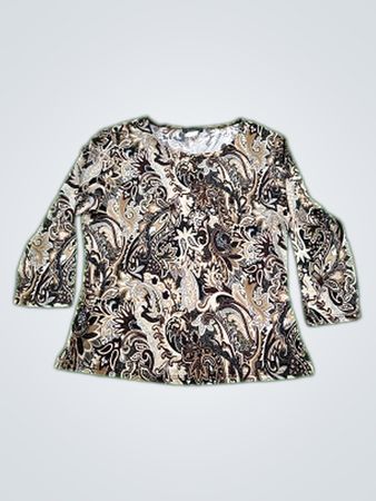 Brittany Blake Paisley Print Top