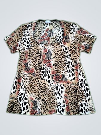 Erica leopard print blouse