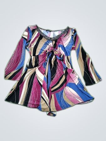 Venus Multicolored Striped Top