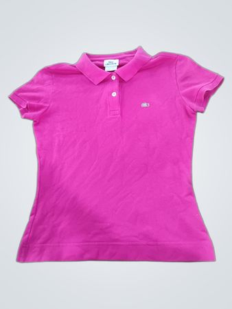 Lacoste Pink Polo Shirt
