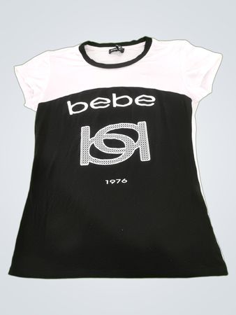 bebe Logo Graphic T-Shirt