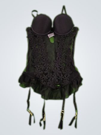 Black Lace Bustier