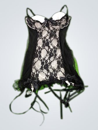 Lover's Lane Black Lace Bustier