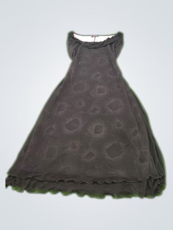 Maple Leaf Black Dress