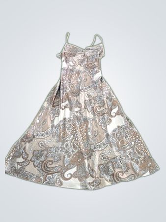 Jones New York Paisley Print Slip Dress