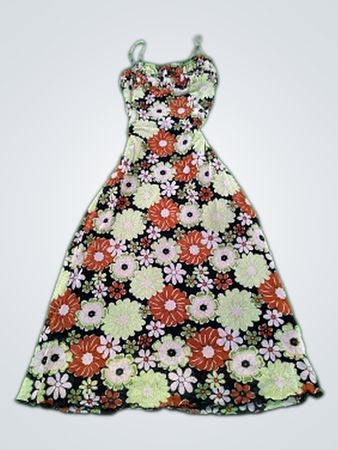 Mint Vanilla Floral Dress
