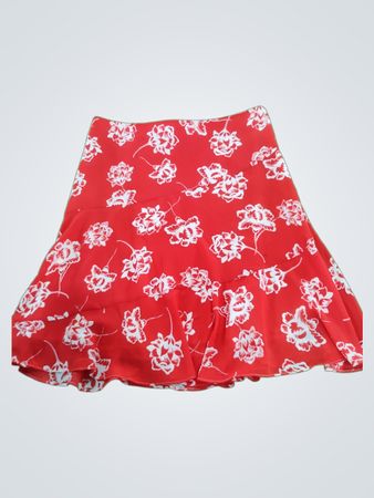 LOFT Floral Print Mini Skirt
