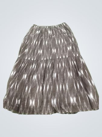 Talbots Gray and White Skirt
