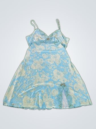 Blue Floral Dress