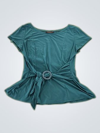 Perceptions New York Teal Blouse