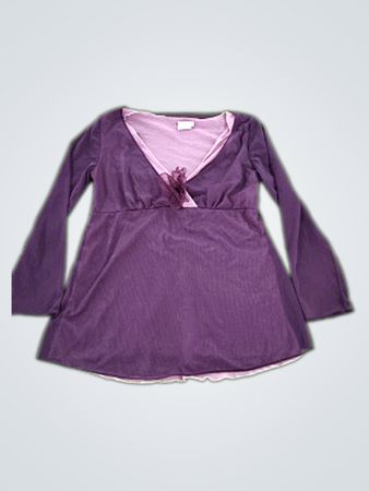 Purple Long Sleeve Top