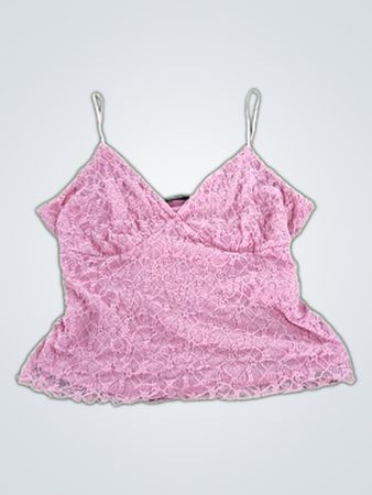 Pink Lace Camisole