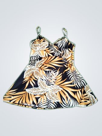 Tropical Print Dress