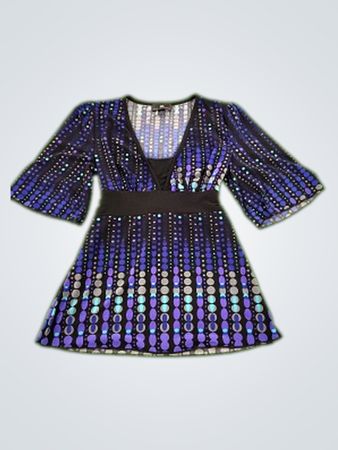Ever California Women's Purple Sequined Dress