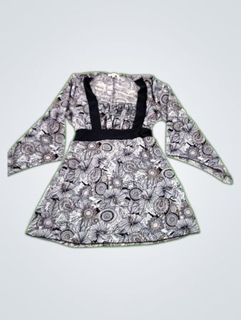moa Floral Pattern Dress