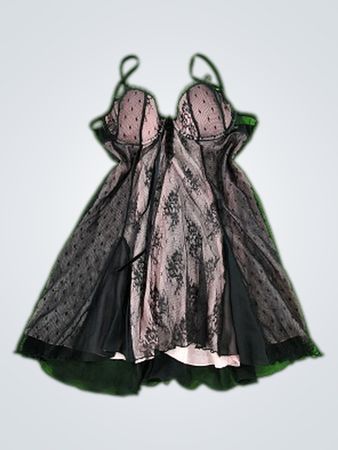 Delicates Black Lace Chemise