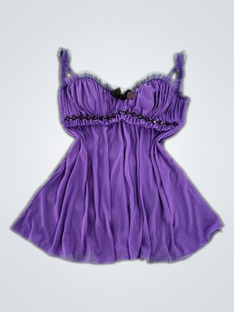 Purple Babydoll Chemise