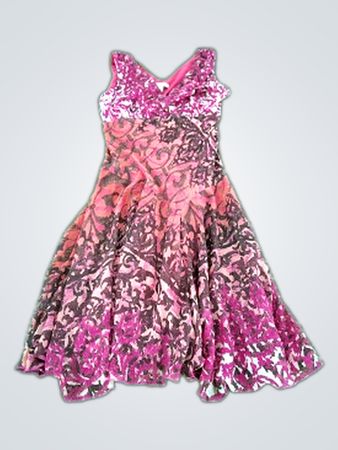 Women's Pink Floral Dress
