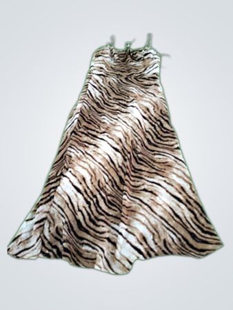 Crescent Zebra Print Dress