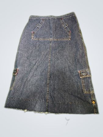 Mavi Denim Cargo Maxi Skirt