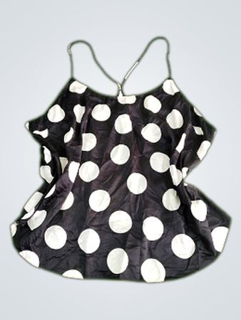 Victoria's Secret Black and White Polka Dot Top