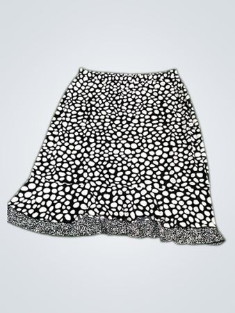 Miss Sixty Black and White Polka Dot Skirt