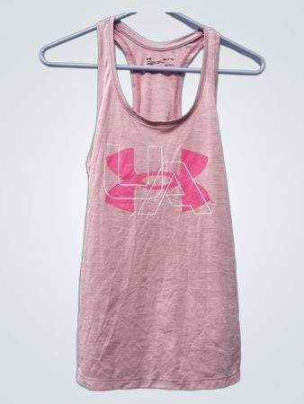 Under Armour Pink UA Logo Tank Top