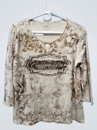 Tapemeasure Coffee Bar Grafikprint T-Shirt