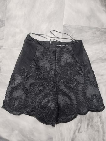 ROSEBULLET Black Lace Shorts Größe 6
