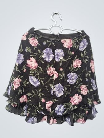 Jones New York Signature Blumen-Seidenrock