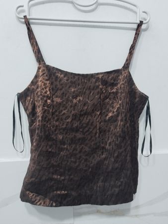 VIRGO Leopardenmuster-Camisole-Top