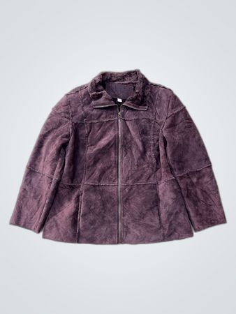 Michael Kors Purple Faux Fur Jacket