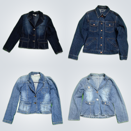 Pack de vestes en denim vintage