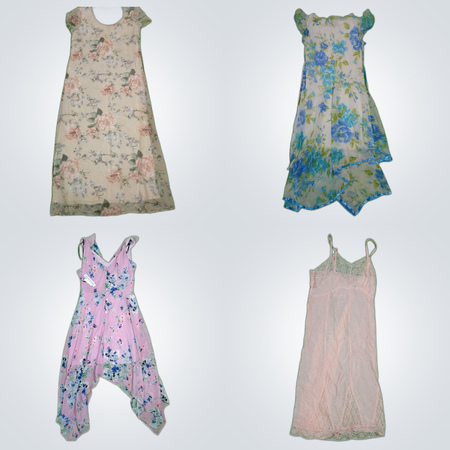 Y2K Midnight Blossom Tops