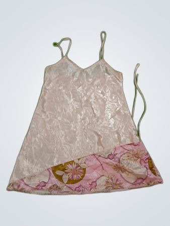 Pink Satin Chemise