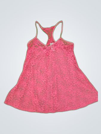 In Bloom Pink Lace Camisole