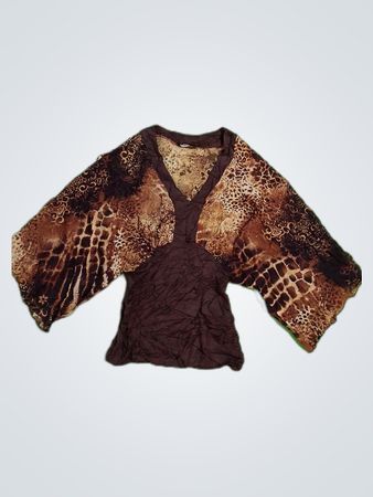 Anikka Printed Animal Blouse