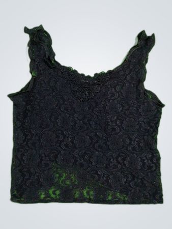 Romantic Moods Black Lace Camisole