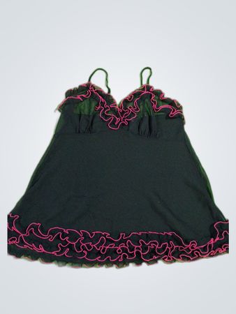 Ann Summers Black Lace Trim Camisole