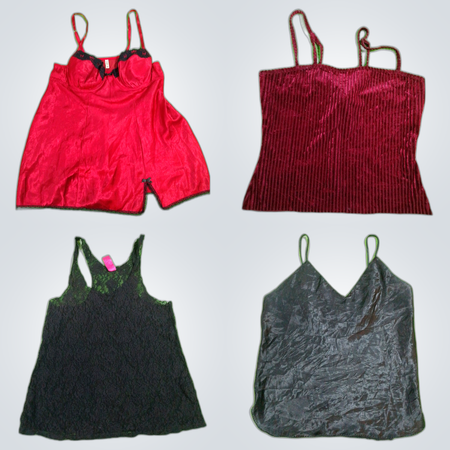 Y2K Romantic Core Camis