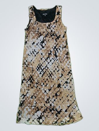 Dana Kay Sleeveless Polka Dot Dress