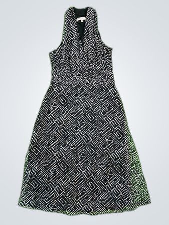 Evan Picone Printed Wrap Blouse